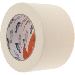 Shurtape CP 106 General Purpose Grade, Medium-High Adhesion Masking Tape Natural, 4.8 mil, 72mm x 55m, 1 Case (16 Rolls) 101331 - 73711970