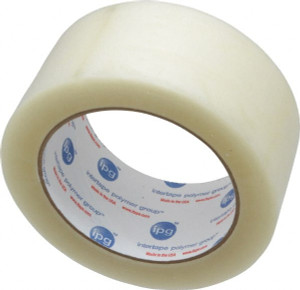 Intertape 2" x 110 Yd Clear Synthetic Rubber Resin Adhesive Sealing Tape Polypropylene Film Backing, 1.85 mil Thick, 27 Lb Tensile Strength, Series 7100 F4085-05 - 74511239