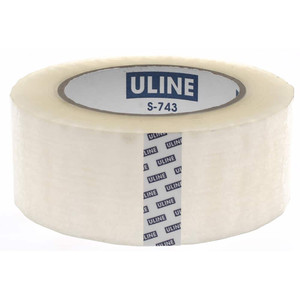 Value Collection 2" x 110 Yd Clear Acrylic Adhesive Sealing Tape Polypropylene Film Backing, 2.6 mil Thick S-743 - 35949429