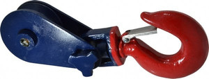 Value Collection 8, 800 Lbs. Load Limit, Side Release Snatch Block Single Sheave, 4-1/2 Inch Outside Diameter, Wire Rope, 3/8 Inch Diameter, Steel PSHL-006 - 09431701