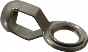 Made in USA 13/32 Inch Long Nickel Plated Brass End Coupling For Trade Size Number 6 Ball Chains 00008P - 01727213