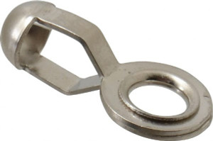 Made in USA 1/2 Inch Long Nickel Plated Brass End Coupling For Trade Size Numbers 8 and 10 10 Ball Chains 00020P - 01727239