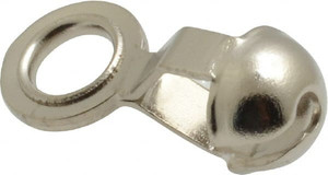 Made in USA 11/16 Inch Long Nickel Plated Brass End Coupling For Trade Size Number 13 Ball Chains 00037P - 01727254