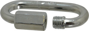 Campbell Zinc Plated Carbon Steel Quick Link 5/16" Diameter, 1,760 Lb Load Limit T7645136V - 67785568