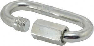 Campbell Zinc Plated Carbon Steel Quick Link 3/8" Diameter, 2,200 Lb Load Limit T7645146V - 67785584
