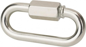 Value Collection Q235 Grade Blue Zinc Plating A3 Quick Link 5/16" Diameter, 7,040 Lb Load Limit, 1,760 Lb Working Load Limit WS-MH-CHN-133 - 66911793