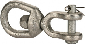 Made in USA 1, 250 Lbs. Load Limit, 3-3/4 Inches Long x 5/16 Inch Diameter Jaw Eye Swivel 1 Inch Inside Width, 1-5/8 Inch Outside Width, 5/16 Inch Pin Diameter, 2-7/8 Inch Reach, 13/16 Inch Jaw Inside Height 21610-4 - 08098618
