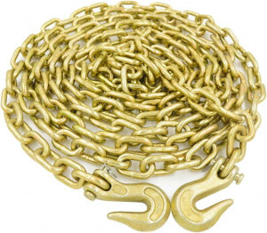 Value Collection 5/16" Welded Tie Down Chain 4,700 Lb Capacity, Grade 70, Yellow Chromate Zinc Finish, 16 ft. Length WS-MH-CHN-002 - 66344011 Value Collection 5/16" Welded Tie Down Chain 4,700 Lb Capacity, Grade 70, Yellow Chromate Zinc Finish, 16 ft. Length WS-MH-CHN-002 - 66344011