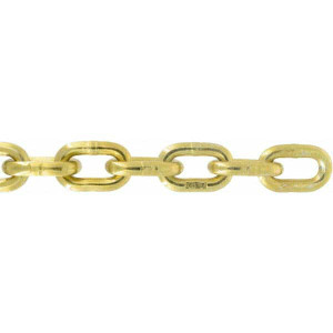 Value Collection 3/8" Welded Steel Chain 6,600 Lb Capacity, Grade 70, Yellow Chromate Zinc Finish WS-MH-CHN-038 - 66344268 Value Collection 3/8" Welded Steel Chain 6,600 Lb Capacity, Grade 70, Yellow Chromate Zinc Finish WS-MH-CHN-038 - 66344268