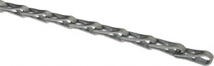 Made in USA 0.035" Diam Steel Sash Chain 75 Lb Load Limit, #8, Zinc Plated Finish 55901 - 67777144