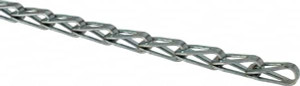 Made in USA 0.035" Diam Steel Sash Chain 105 Lb Load Limit, #35, Zinc Plated Finish 55899 - 67777201 Made in USA 0.035" Diam Steel Sash Chain 105 Lb Load Limit, #35, Zinc Plated Finish 55899 - 67777201