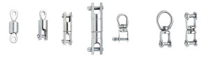 Ronstan 2,310 Lbs. Load Limit Ball Bearing Swivel 5/16 Inch Diameter Slot Pin RF75 - 67685289