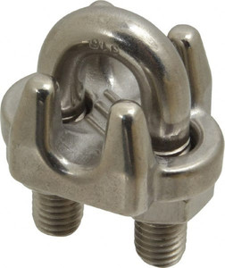 Ronstan 3/8" Wire Rope U-Bolt Grip 316 Stainless Steel RF1685-10 - 67685107