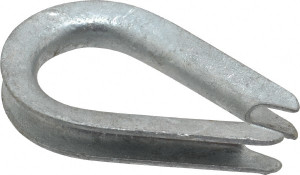 Value Collection 1/8" Wire Rope Thimble Clip Steel, Galvanized 40400 - 07150469 Value Collection 1/8" Wire Rope Thimble Clip Steel, Galvanized 40400 - 07150469