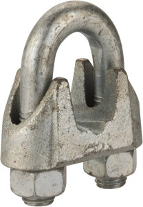 Value Collection 7/8" Wire Rope U-Bolt Clip Malleable Iron, Galvanized 20955 - 07846561