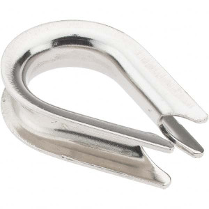 Value Collection 5 Qty 1 Pack 3/16" Wire Rope Thimbles Stainless Steel BD-A997631 - 53589305