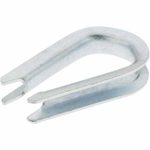 Value Collection 3/16" Wire Rope Thimbles Steel, Galvanized BD-50441 - 81007858