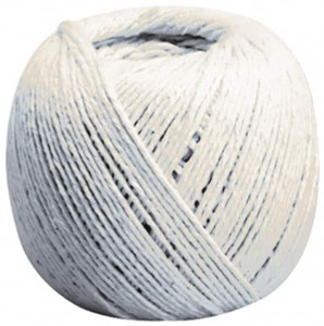 Made in USA 8 Ply, Cotton Twine Ball 24 Lbs. Breaking Strength, Natural (Color), 2,469 Ft. per Lb., 4,938 ft. Length WS-MH-FIBR-280 - 45891215