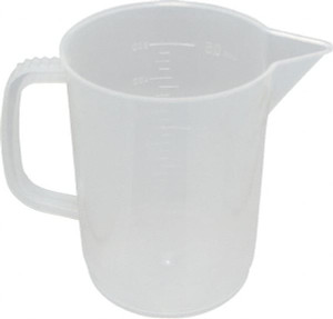 Dynalon Labware 500 ml Polypropylene Graduated Beaker 25 ml Graduation, 3-35/64" Diam x 4-9/16" High 326495-0500 - 65361909