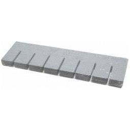 Quantum Storage Systems 10.9" Wide x 3-1/2" High, Gray Bin Divider Use with DG92035 DS92035 - 52435674