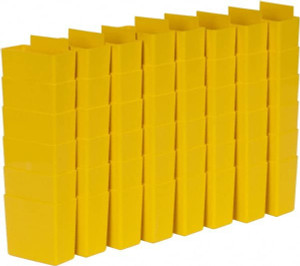 Quantum Storage Systems 1.8" Wide x 3" High, Yellow Bin Cup Use with Quantum Storage Systems - Shelf Bin QBC 111YL - 73087025