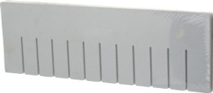 Quantum Storage Systems 17.4" Wide x 6" High, Gray Bin Divider Use with DG93060 DS93060 - 79798740