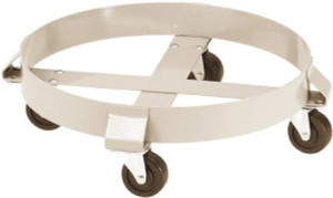 PRO-SOURCE 30 Gal Plastic Drum Dolly 1,000 Lb Capacity, For 1 Drum GMXXERW004 - 48303671