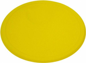 Rubbermaid 10.3" Wide, Round Polyethylene Lid Use with FG572300, FG572324, FG572400, FG572424 FG572500YEL - 69939015