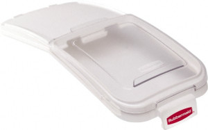 Rubbermaid 12.1" Long x 29" Wide, Rectangular Polypropylene Lid Use with FG360088 FG9F7700CLR - 87087193