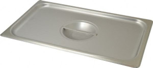 Vollrath 16-1/2" Long x 10" Wide, Rectangular Stainless Steel Lid Use with Food Pan 77150 - 65363335