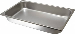 Vollrath Rectangular, Chrome Stainless Steel Food Pan 2-1/2" High x 9.8" Wide x 16.4" Long 74262 - 65363202