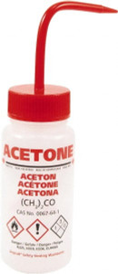 Dynalon Labware 250 mL Safety Wash Bottle Polyethylene, Translucent, 5.7" High x 2.4" Diam, 50mm Cap 506485-0001 - 35659879