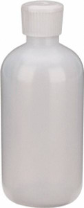 Dynalon Labware 250 mL Dispensing Bottle Polyethylene, Translucent, 5-3/4" High x 2-3/8" Diam, 3/4" Cap 605065-8 - 65361594