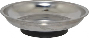 Eclipse Magnetics 5-7/8" Wide Magnetic Tray Stainless Steel with Rubber-Coated Ferrite E633/MSC - 64128770