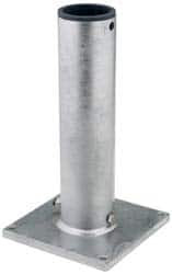 THERN 8 Inches Long x 8 Inches Wide x 14.56 Inches Deep x 1/2 Inches Thick Davit Crane Pedestal/Socket Base 7 Inches Distance Between Mounting Hole Centers, 0.41 Inches Hole Diameter, Galvanized Finish 522GAL - 05982657