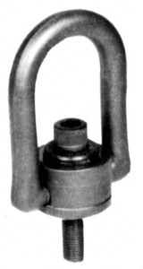 American Drill Bushing 1,050 kgs. Load Capacity, 88.9 mm Wide x 134.9 mm High x 65 mm Opening, Extra Duty Center Pull Hoist Ring M12 x 13/4 Thread Size, 32 mm Thread Length, 25.4 mm Radius, 19.1 mm Pin Length 34516 - 00950279