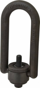 American Drill Bushing 2,500 Lbs. Load Capacity, 3-1/2 Inch Wide x 6.87 Inch High x 4.12 Inch Opening, Extra Duty Center Pull Hoist Ring 1/2-13 Thread Size, 1 Inch Thread Length, 1 Inch Radius, 1-1/2 Inch Chuck Height 33505 - 48716021
