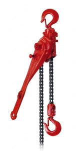 Coffing 6,000 Lb Capacity, 57" Lift Height, Roller Chain Manual Lever Hoist 17-5/8" Min Headroom 05311W - 03533072