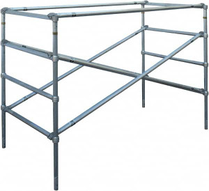 Werner Guard Rail Section Aluminum Wide Span Scaffolding 10 Ft. Long 4212 - 89406011