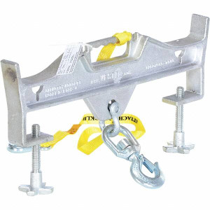 Vestil 4,000 Lb Capacity Lifting Beam 6-3/4" Wide x 2-1/2" High D-FORK-4-SL - 04754651