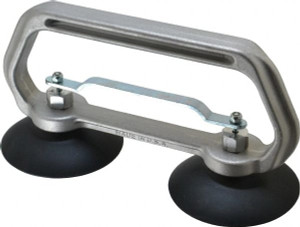 Value Collection 50 Lb. Capacity Heavy Duty Double Cup Sheet Metal Lifter with Release Trigger 10 Inch Handle Length and 4 Inch Cup Diameter A6540 - 89830905