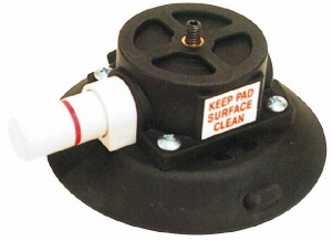 Woods Powr-Grip 40 Lb. Capacity Vacuum Mount Lifter 4-1/2 Inch Diameter Polycarbonate Cup and 1/4-20 x 5/16 Inch Length Stud Mount 91200 - 63661623