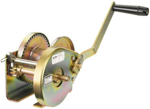 THERN 2000/850 Lbs. Load Limit Marine Spur Gear Winch 2,000 Lbs. Line Pull Capacity, 22 Lbs. Force to Lift 1,000 Pounds, 1/4 inch Cable Diameter M4312 - 89761688