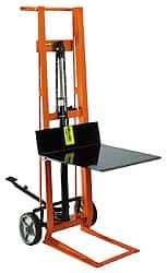 Wesco 750 Lb Capacity, 54" Lift Height, Hydraulic Platform Base Manually Operated Lift 54" Minimum Operating Height 260003 - 05188222