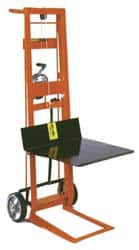Wesco 750 Lb Capacity, 54" Lift Height, Winch Platform Base Manually Operated Lift 54" Minimum Operating Height 260021 - 05188271