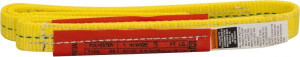 Lift-All 3 ft. Long x 1" Wide, 1,600 Lb Vertical Capacity, 1 Ply, Polyester Web Sling 1,250 Lb Choker Capacity, Yellow EE1801DFX3 - 74938572