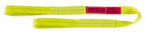 Lift-All 3 ft. Long x 4" Wide, 6,400 Lb Vertical Capacity, 1 Ply, Polyester Web Sling 5,000 Lb Choker Capacity, Yellow EE1804DFX3 - 76691799