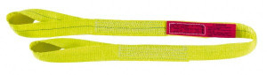 Lift-All 3 ft. Long x 6" Wide, 9,600 Lb Vertical Capacity, 1 Ply, Polyester Web Sling 7,700 Lb Choker Capacity, Yellow EE1806DTX3 - 78707221