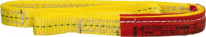Lift-All 3 ft. Long x 1" Wide, 3,200 Lb Vertical Capacity, 2 Ply, Polyester Web Sling 2,500 Lb Choker Capacity, Yellow EE2801DTX3 - 81193344