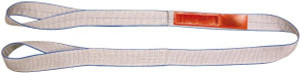 Lift-All 18 ft. Long x 4" Wide, 6,400 Lb Vertical Capacity, 1 Ply, Polyester Web Sling 5,000 Lb Choker Capacity, Silver (Color) EE1804TTX18 - 85807600